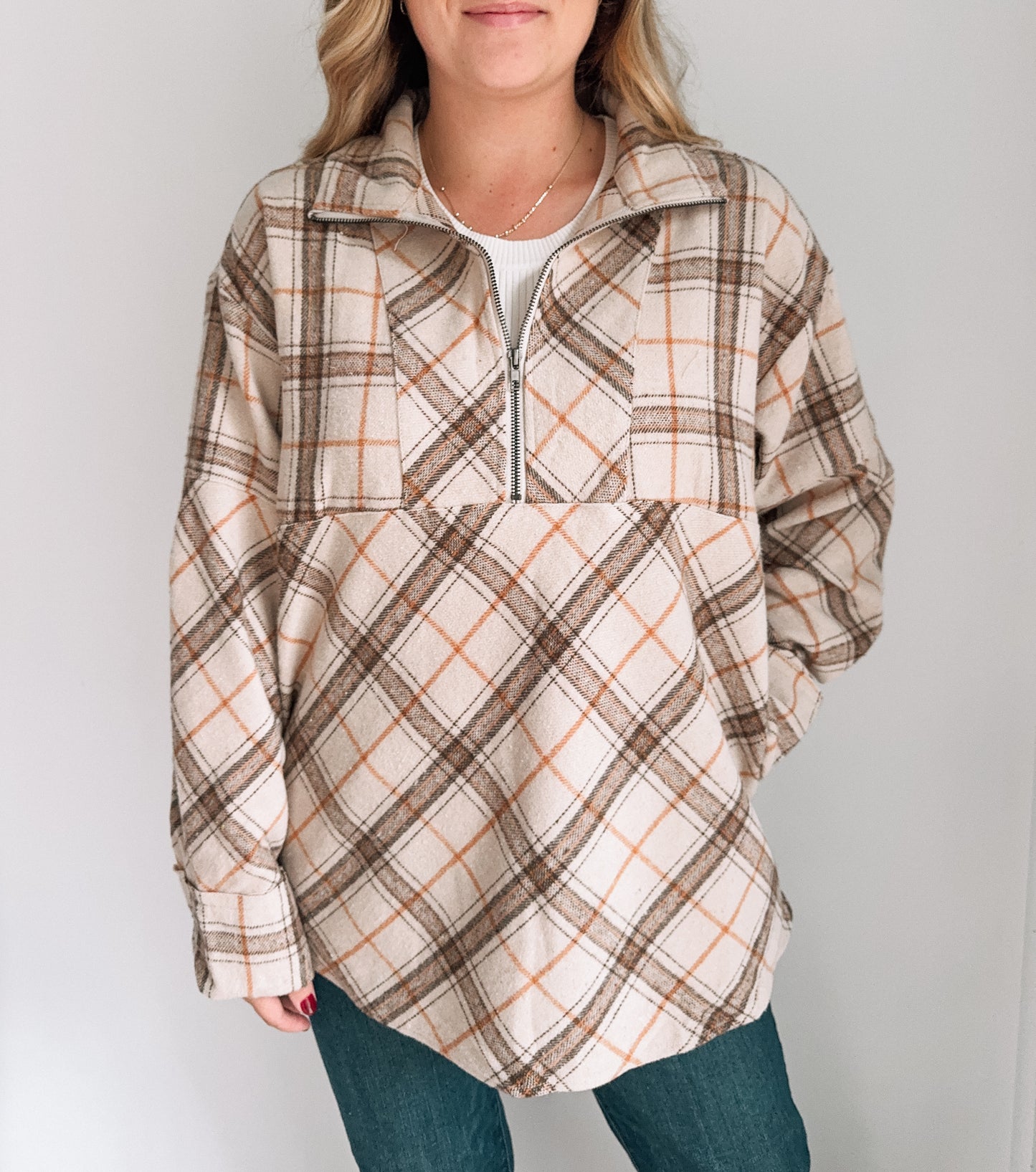Harbor Plaid Pullover