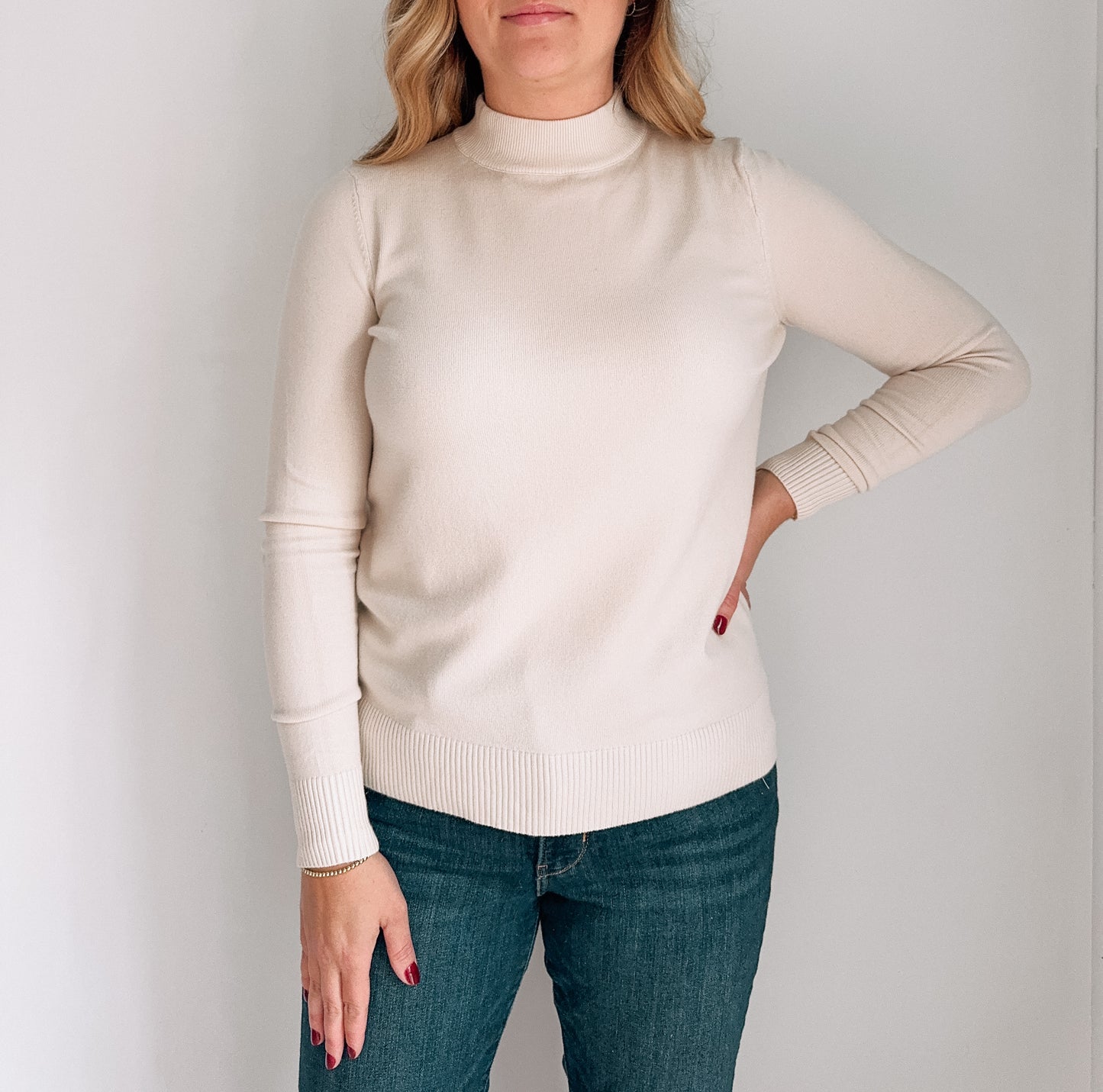 Haven Mock Neck Knit Top