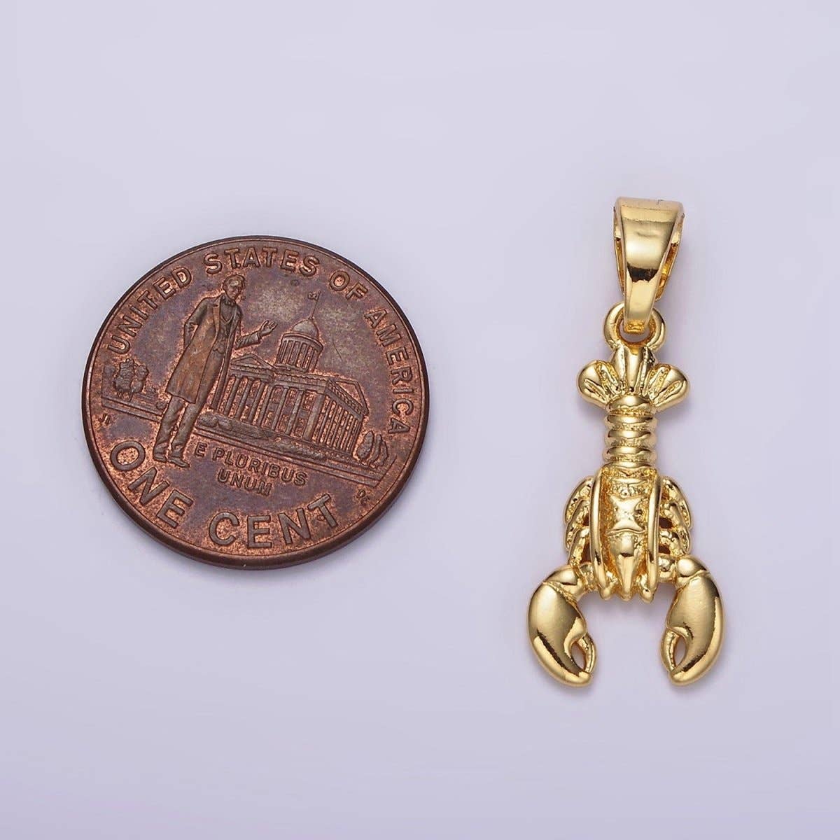 Lobster Charm Necklace