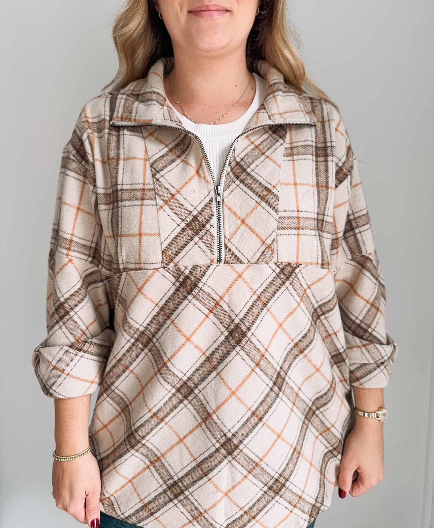 Harbor Plaid Pullover