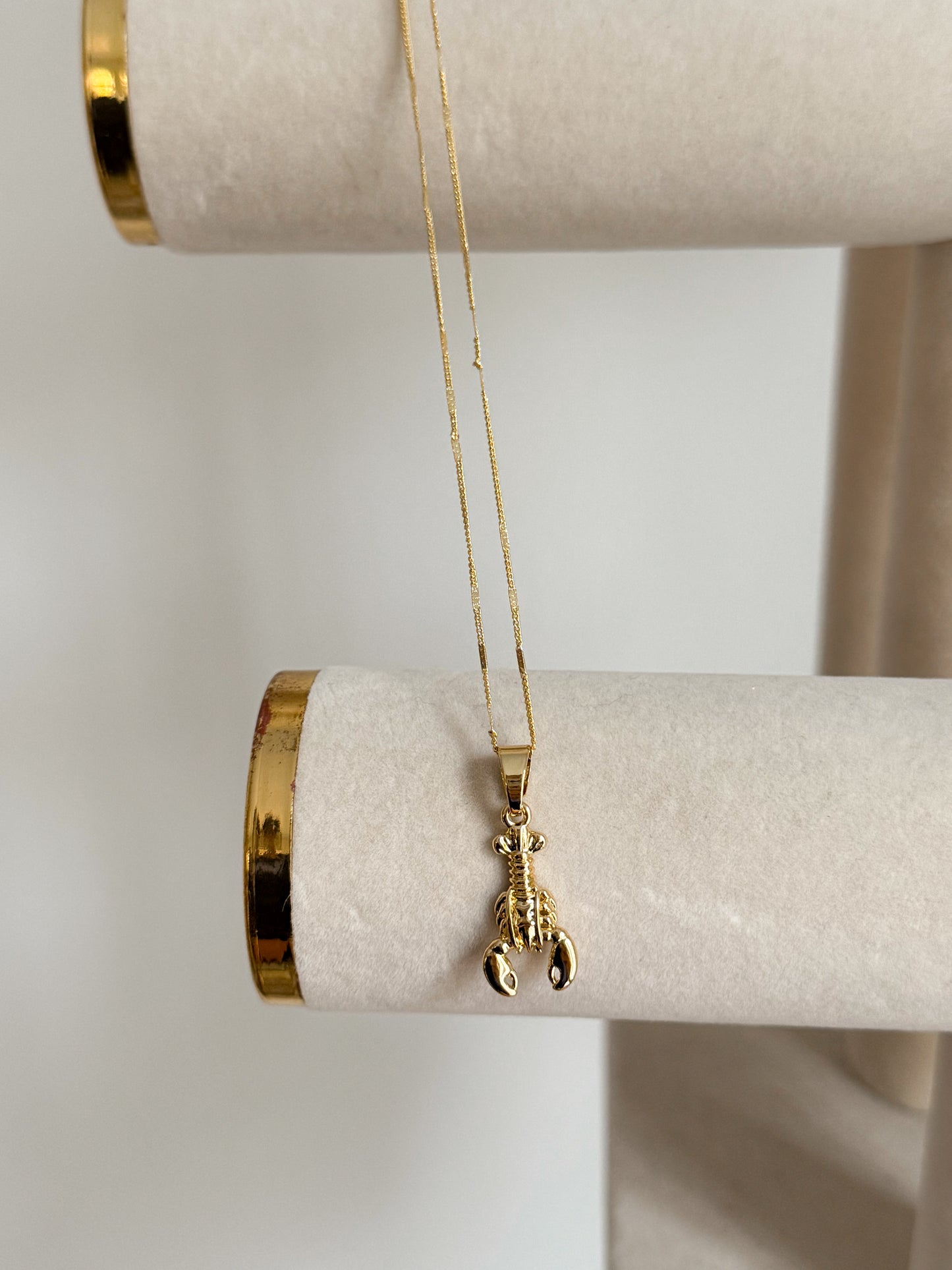 Lobster Charm Necklace
