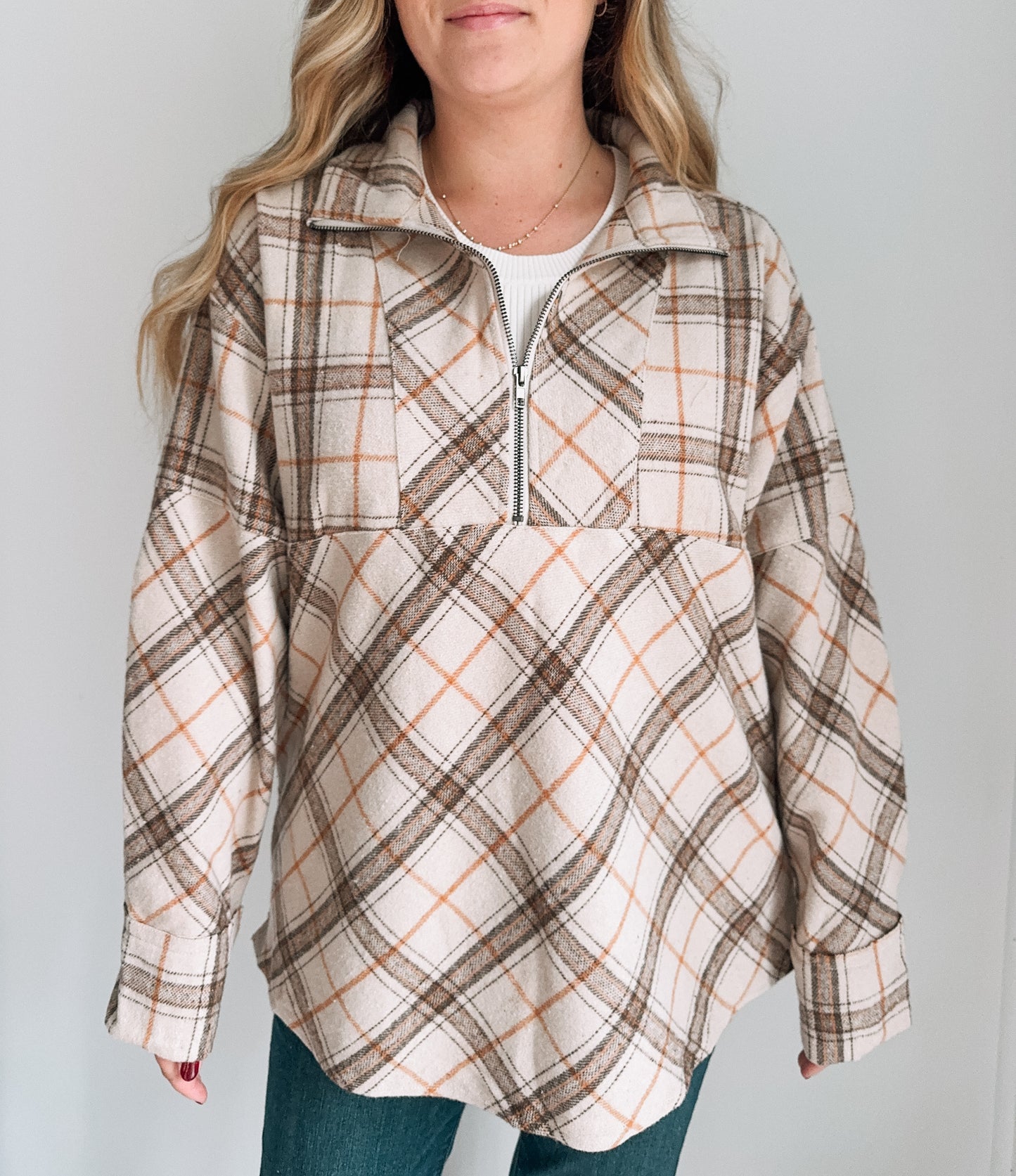 Harbor Plaid Pullover