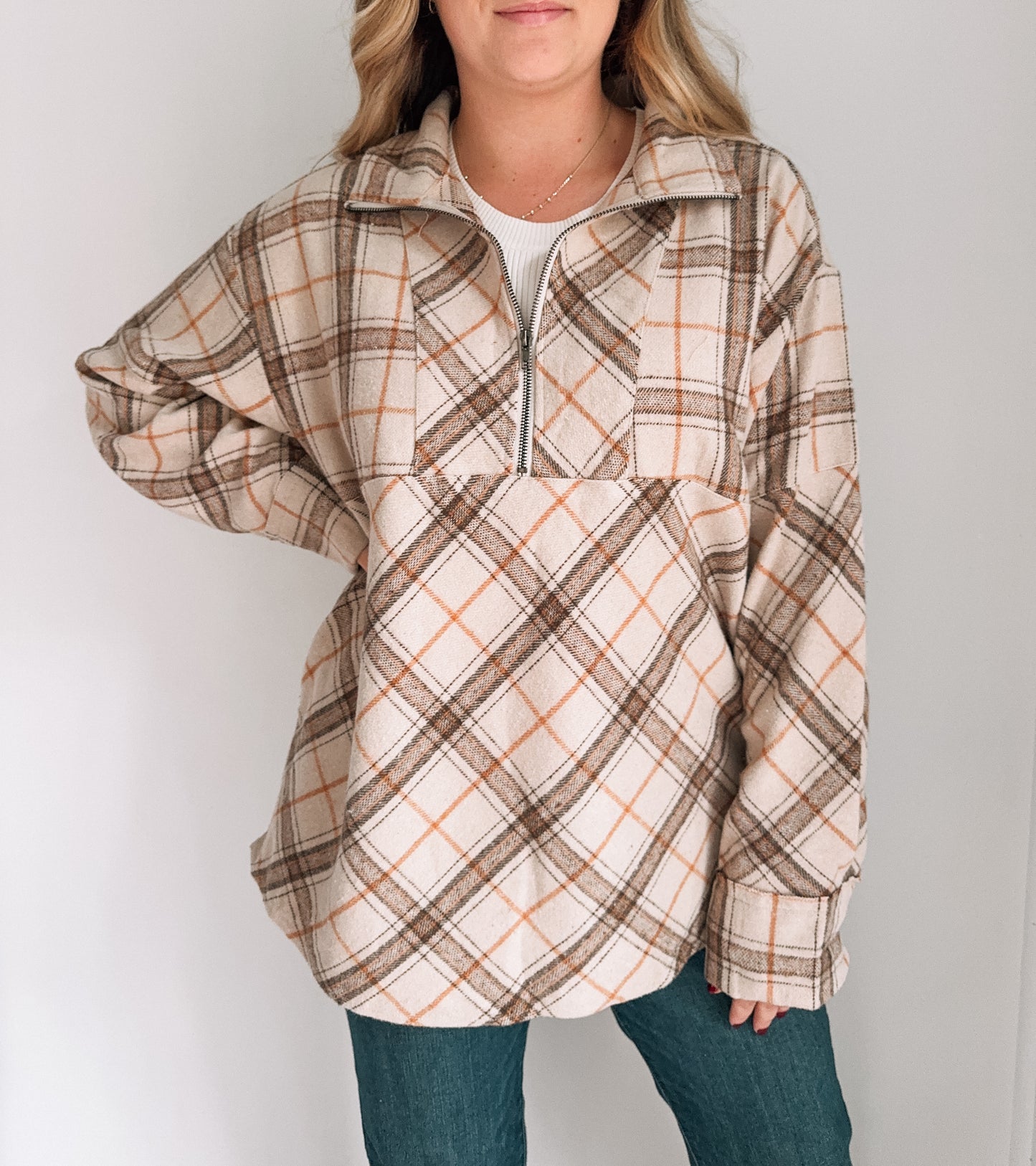 Harbor Plaid Pullover