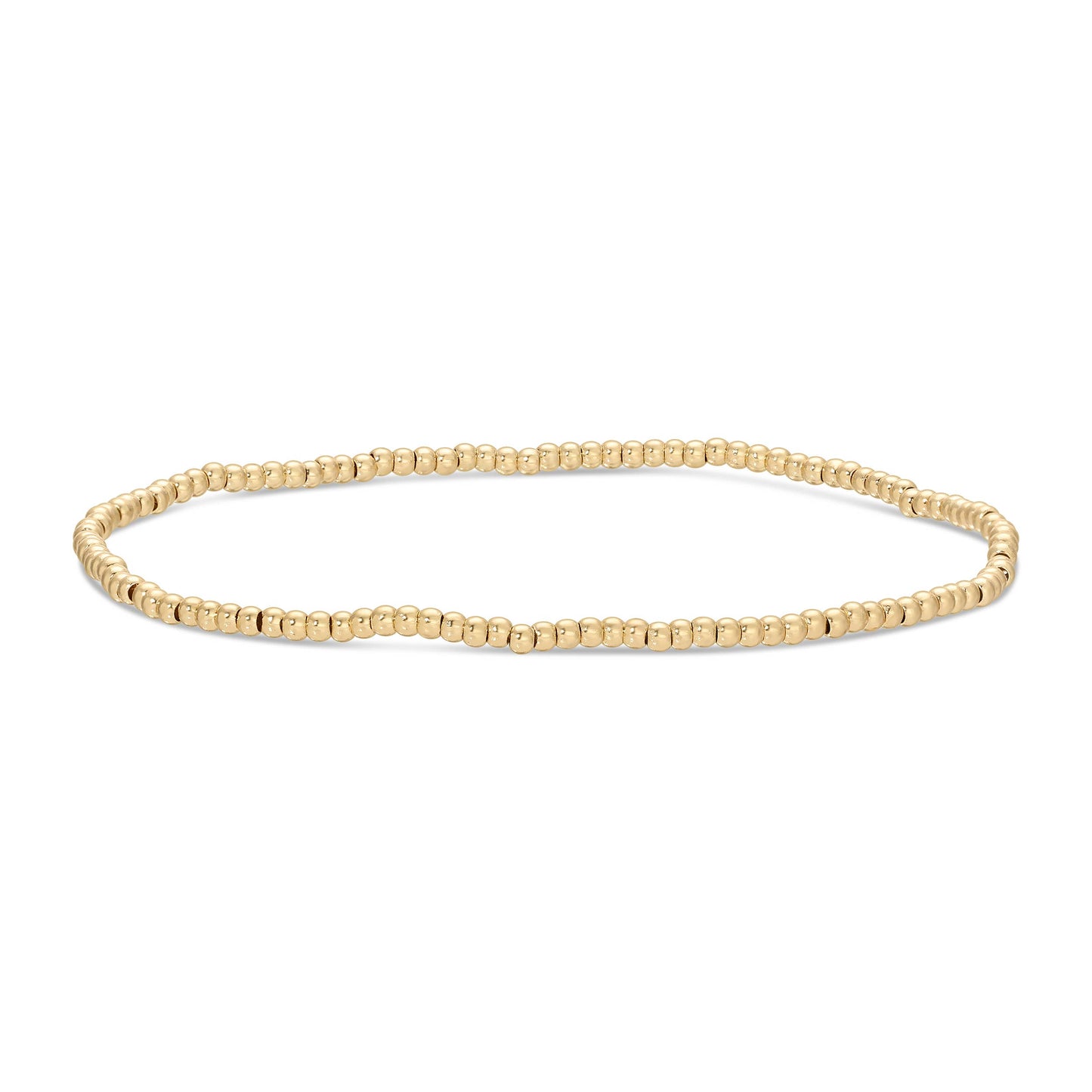 2mm Gold Beaded Bracelets