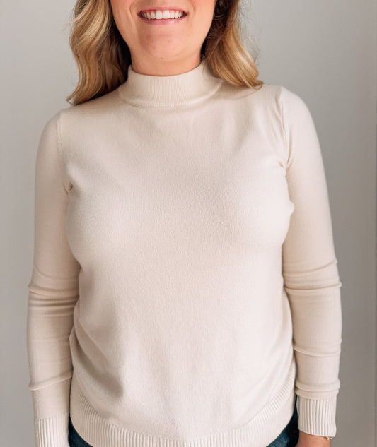 Haven Mock Neck Knit Top