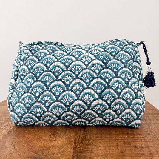 Blue Mosaic Pouch