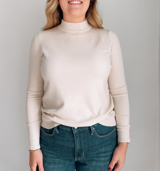 Haven Mock Neck Knit Top