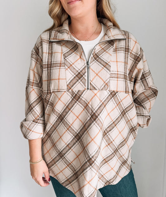 Harbor Plaid Pullover