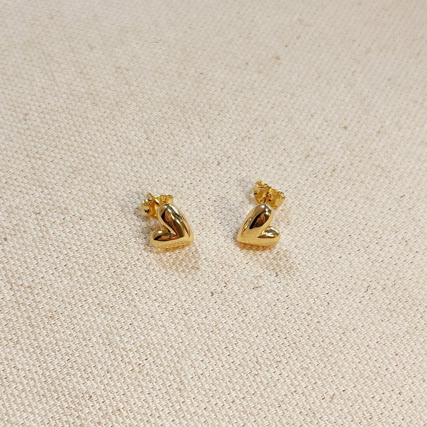 Mini Heart Stud Earrings