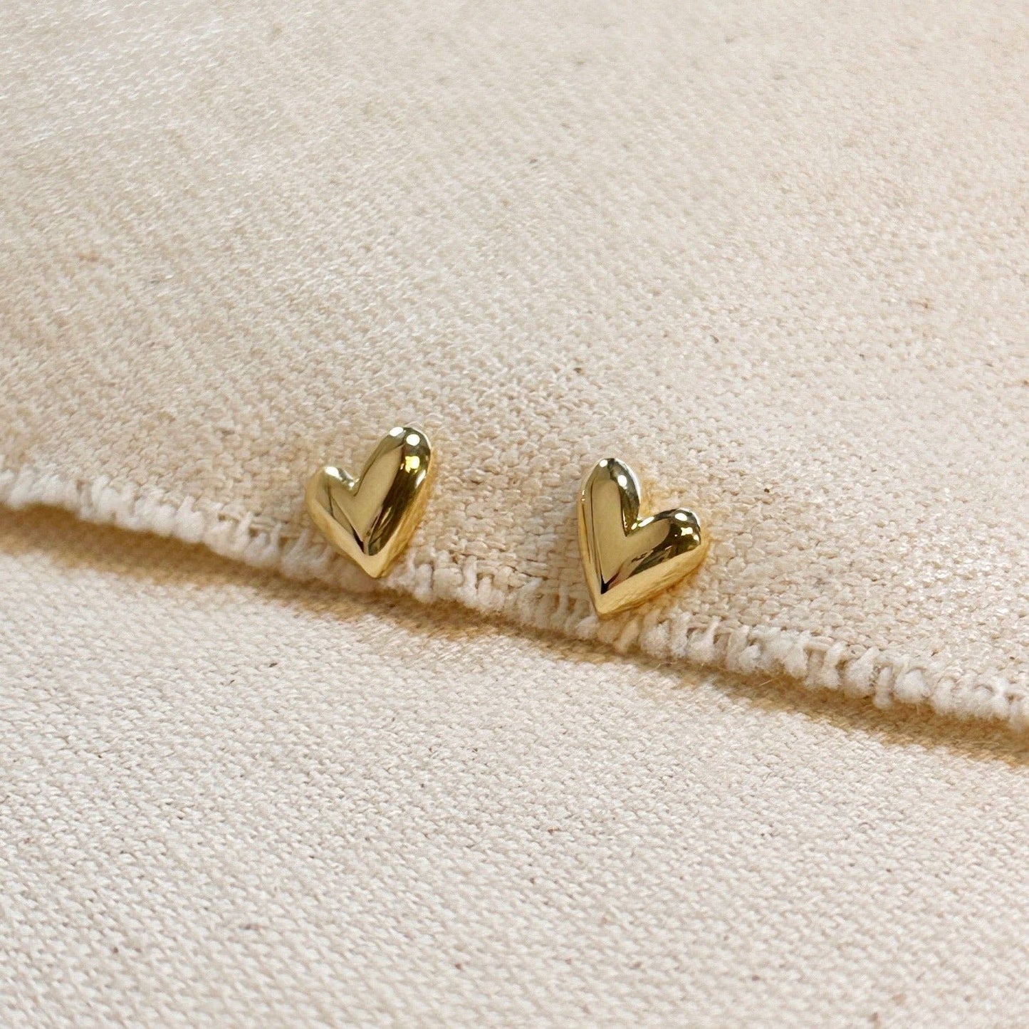 Mini Heart Stud Earrings