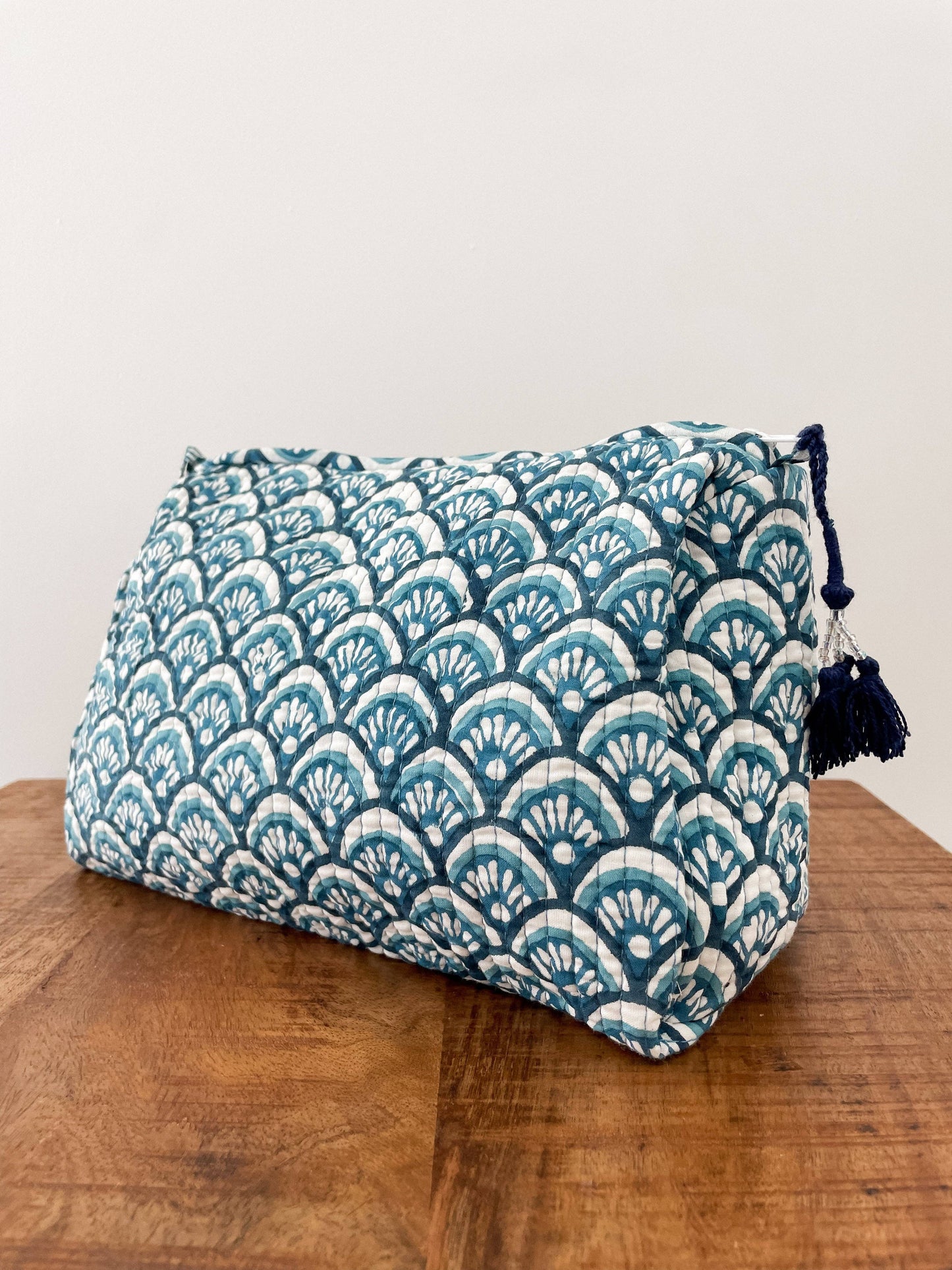 Blue Mosaic Pouch