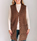 Bella Teddy Knit Long Vest