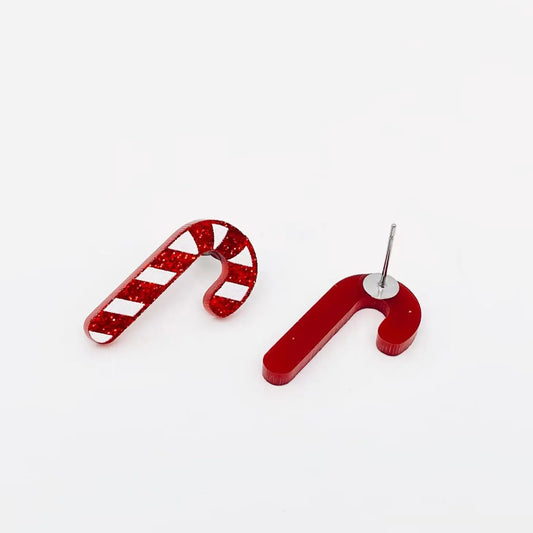 Candy-Cane Studs