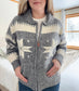 Coastal Cottage Zipper Cardigan
