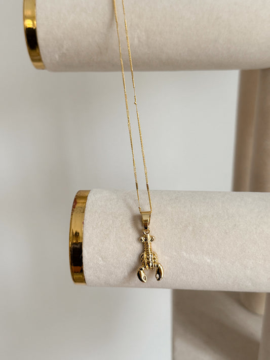 Lobster Charm Necklace