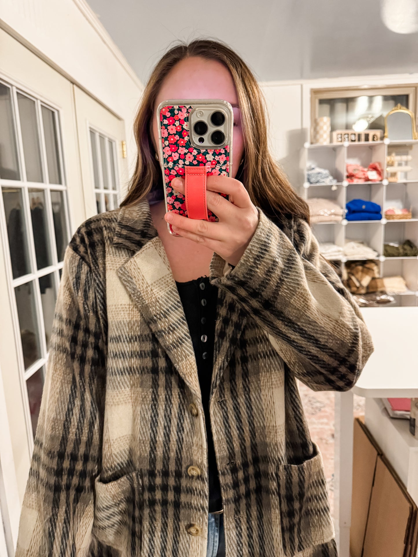 Rocky Plaid Coat