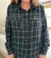 Pine Tree Plaid Button Down