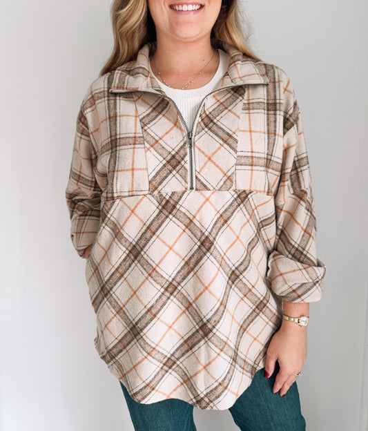 Harbor Plaid Pullover