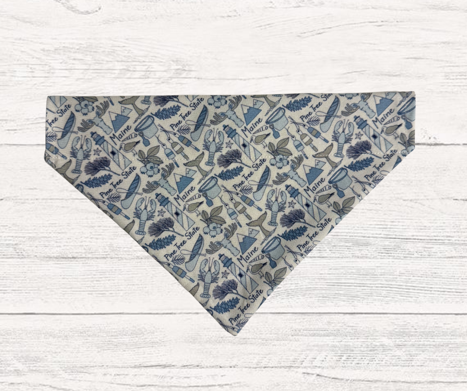 Home in Maine Dog Bandana