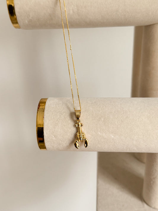 Lobster Charm Necklace
