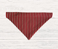 Christmas Stripes Dog Bandana