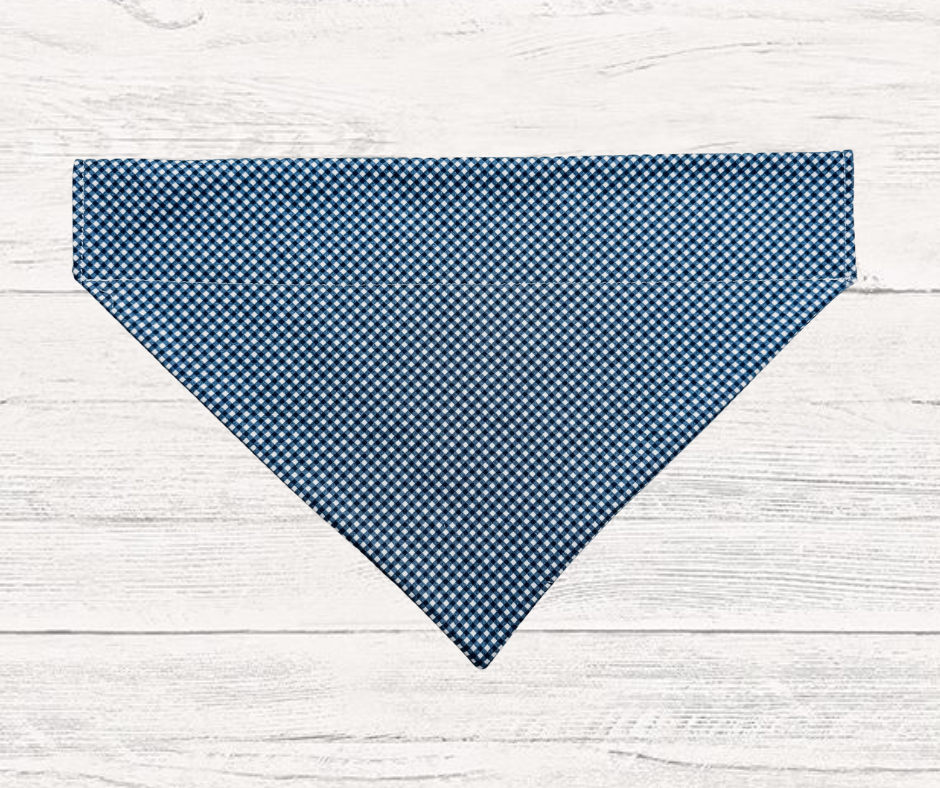 Harbor Check Dog Bandana