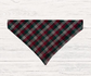 Plaid Christmas Dog Bandana
