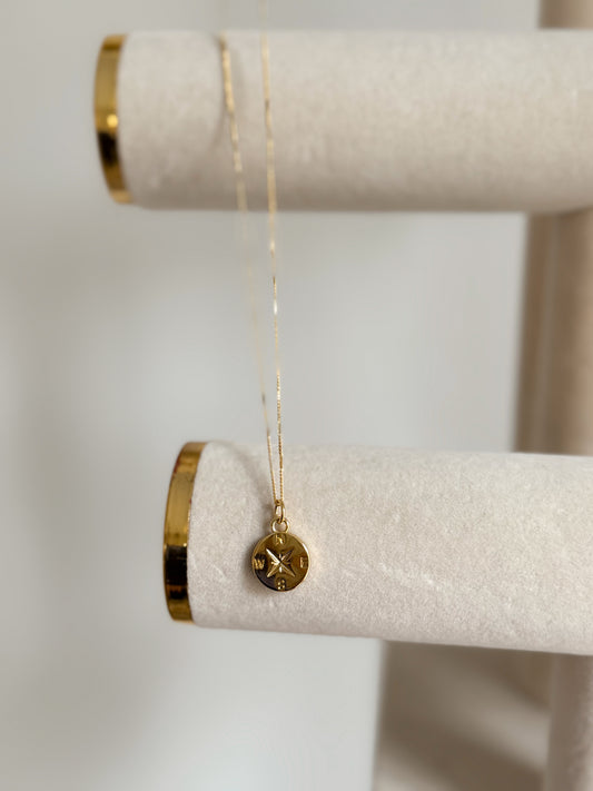 Compass Charm Necklace