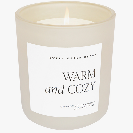 Warm & Cozy 15 oz Soy Candle